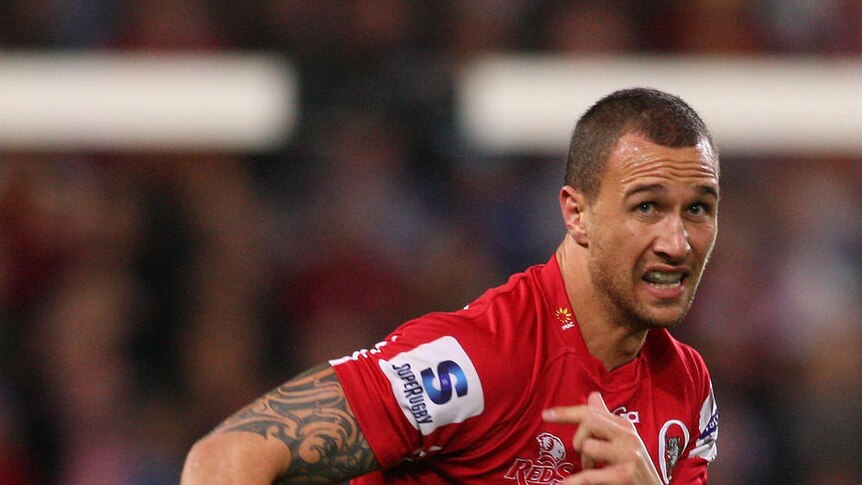 Sideline stint ... Quade Cooper (File photo, Jonathan Wood: Getty Images)