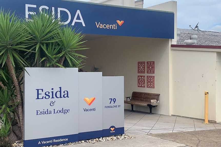 Entrance to Esida lodge residential aged care facility at Mount Gravatt East on Brisbane's southside