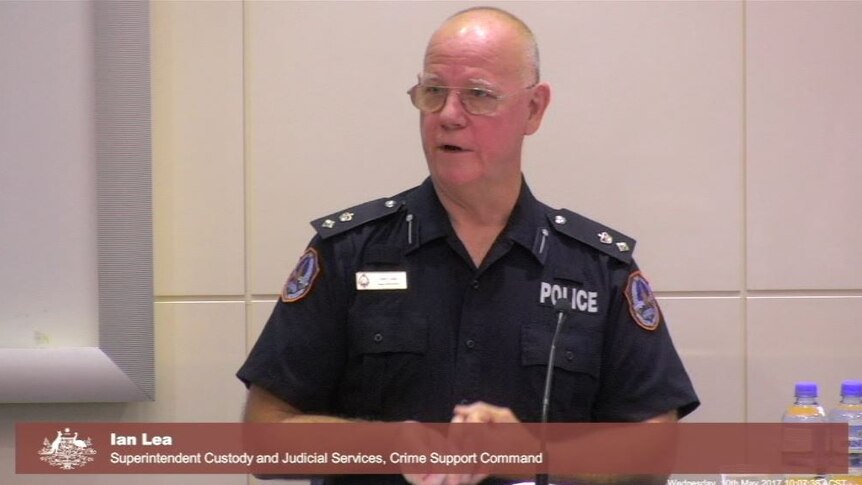 NT Police Superintendent Ian Lea was asked whether he thought children should have been arrested over squirting sauce.