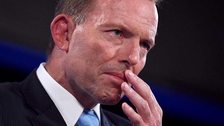 Tony Abbott speaks at the National Press Club