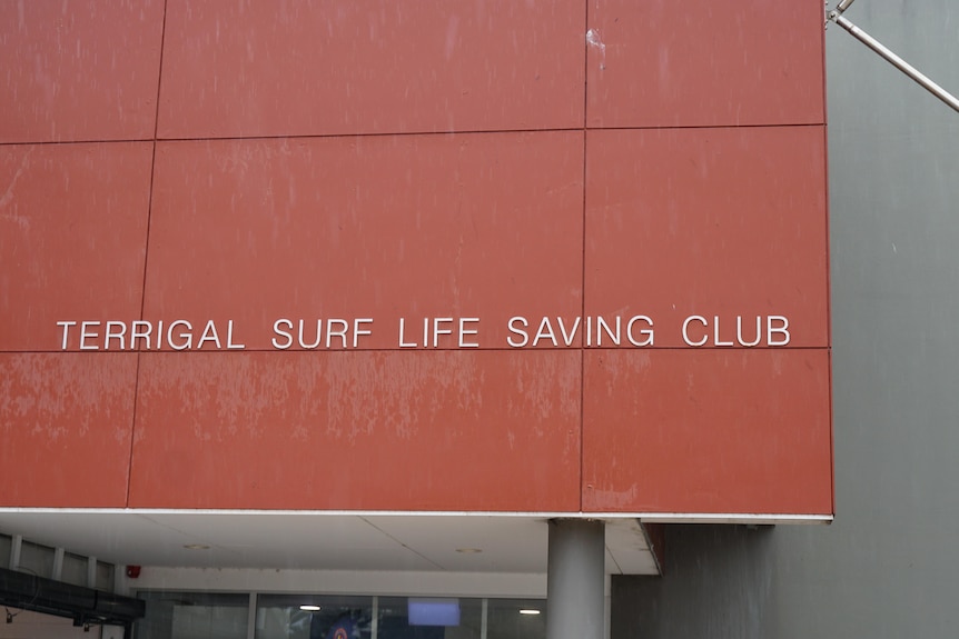 A terrigal surf club sign