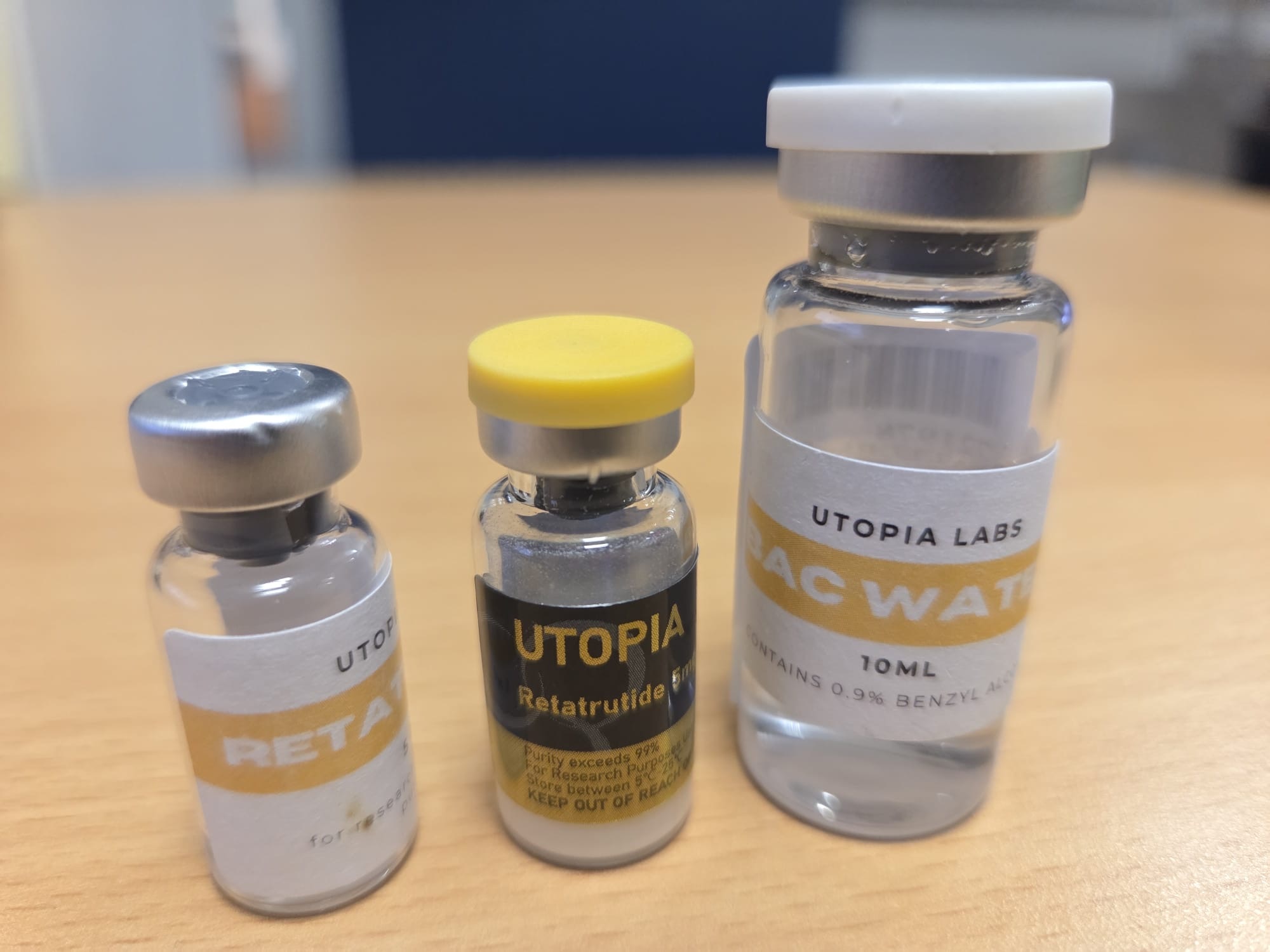 Vials of an off market medicine